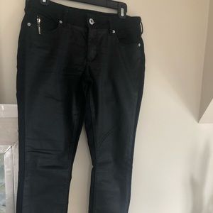 Black Shiny Buffalo Jeans